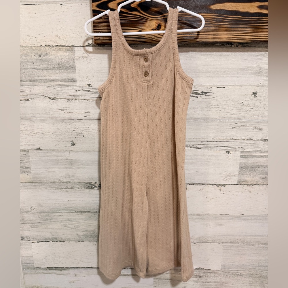 Little Co. By Lauren Conrad Tan Jumpsuit with Wide Leg